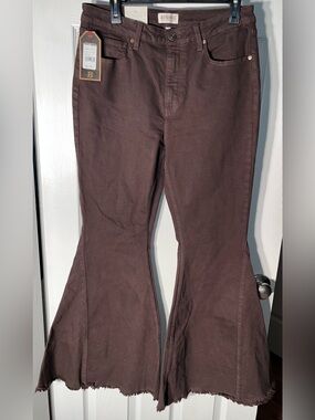 $52 Shyanne Women’s High Rise Flare Jeans 33 x 32 Boot Barn Dark Brown Java High
